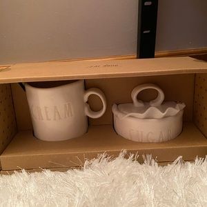 Rae Dunn SUGAR AND CREAM Set
